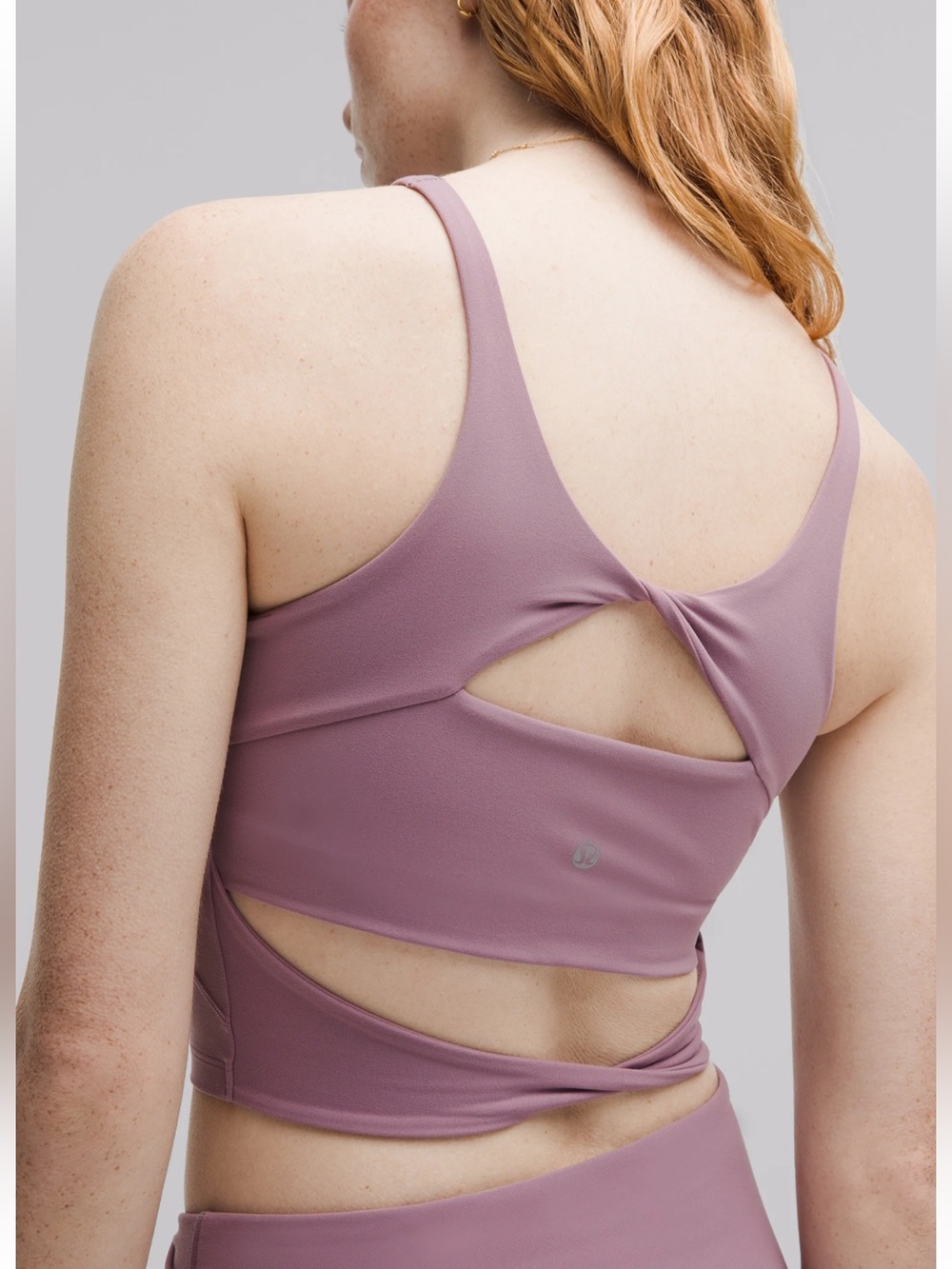 Like New Lululemon Align™ Twist-Back Tank Top *C/D Cup - Lavender Lux. Size 4